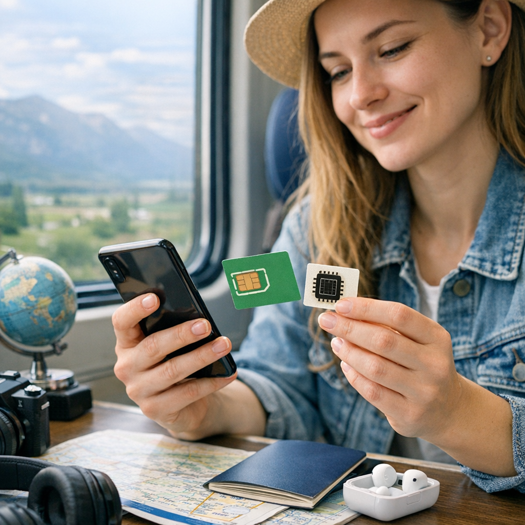 Связь в длительной поездке: сравнение международных SIM-карт и eSIM